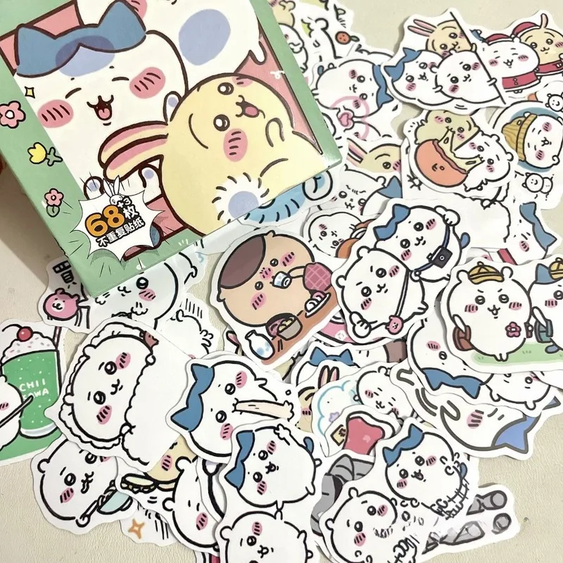 Cartoon Cute Pattern Hachiware Usagi Stickers Are Used To Decorate Mobile Phone Cases, Desktops and Water Cups view 4