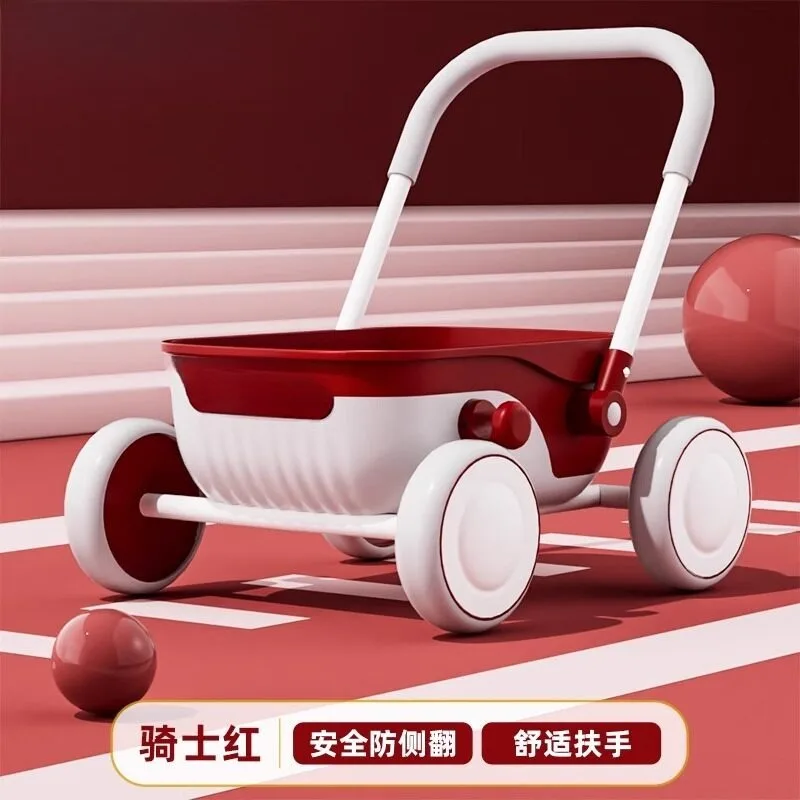 Baby Walker Stroller Multi-functional 1-2 Year Old Baby First Birthday Gift To Help Walk Toddler Toy Car
