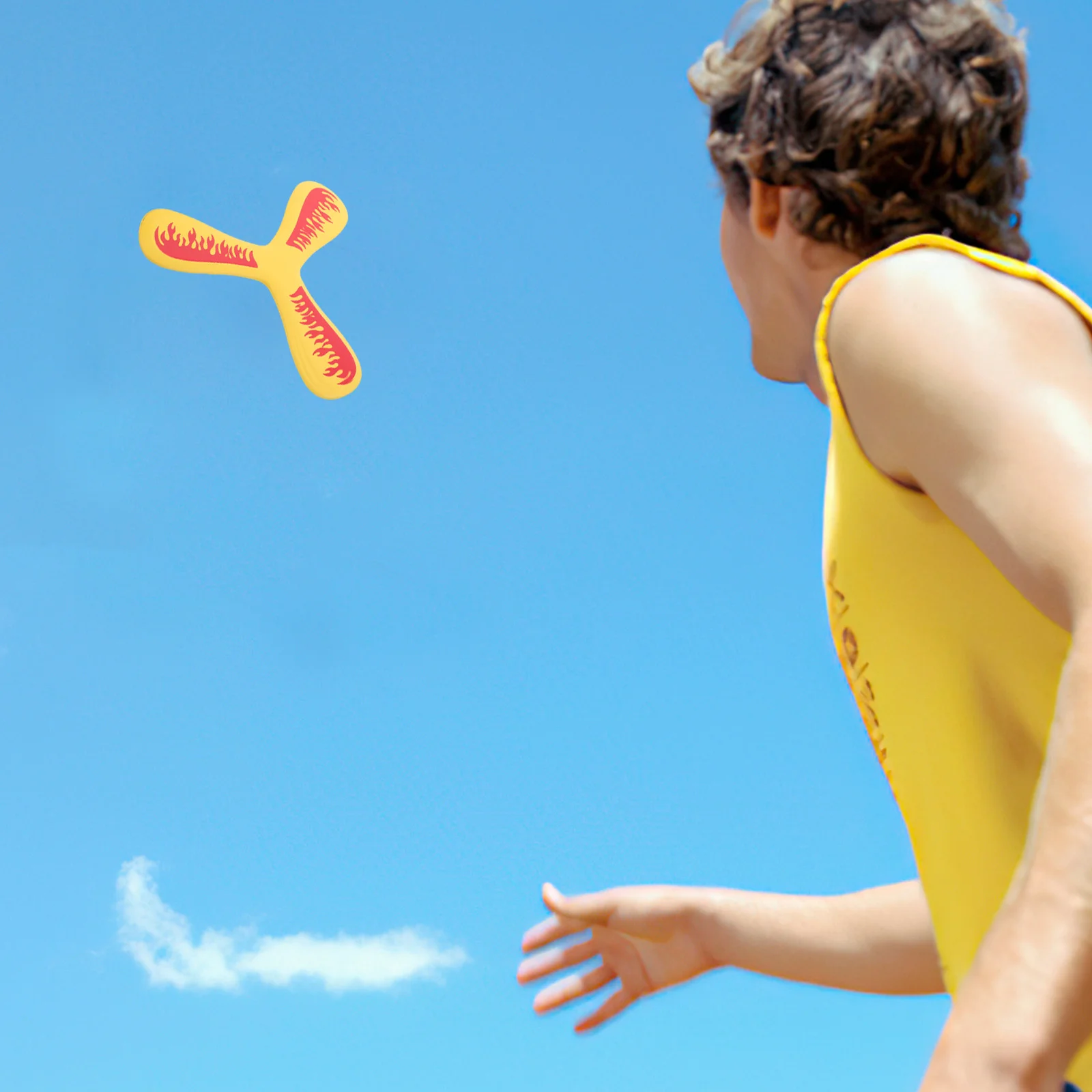 قرص طائر ممتع للإرجاع التلقائي المُرصد يدويًا للأطفال في الهواء الطلق للتجمعات العائلية واللعب النشط يعزز التنسيق #2