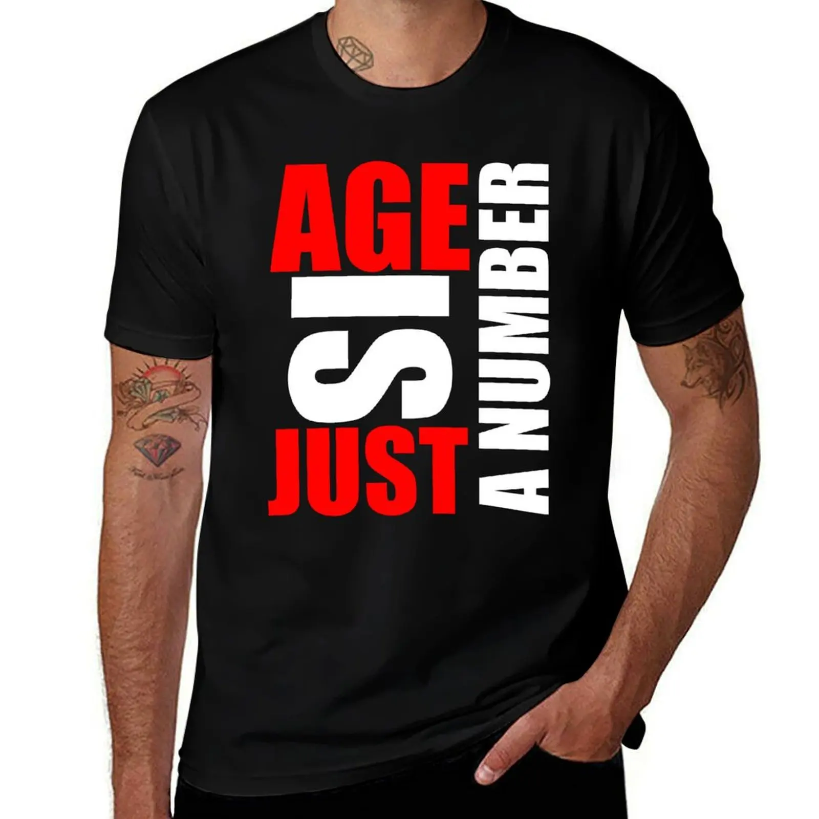 age is just a number, age is just a number T-Shirt t shirt personalised T-Shirt
