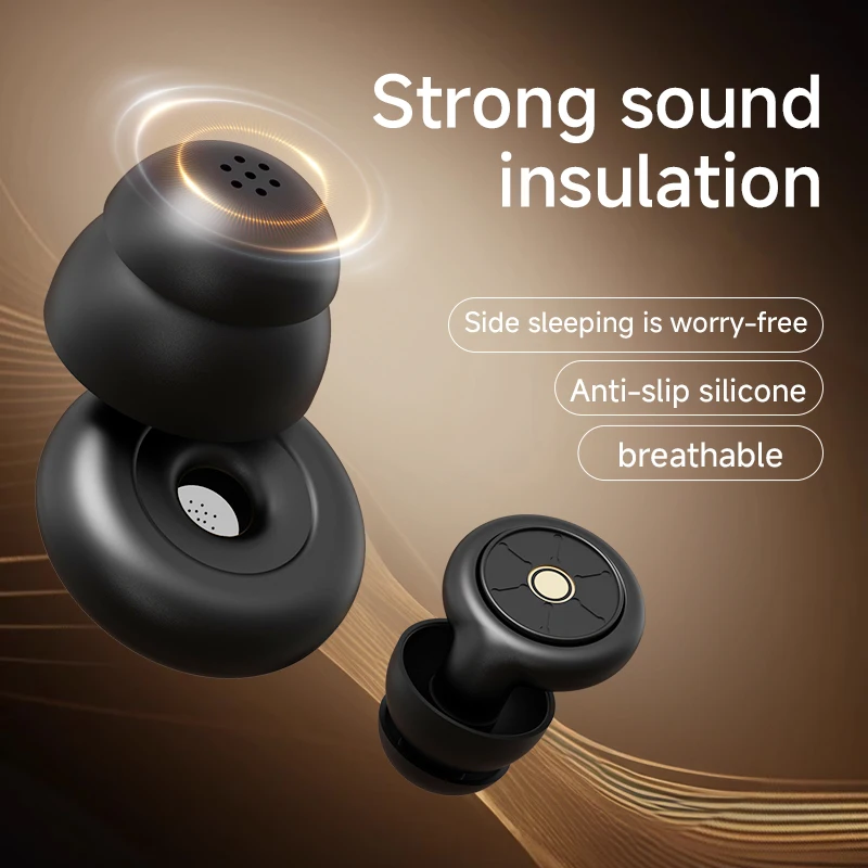 Ear Plugs for Sleeping Noise Cancelling 50dB, Reusable Silicone Earplugs Strong Sound Insulation, Multiple Sizes of Ear Caps