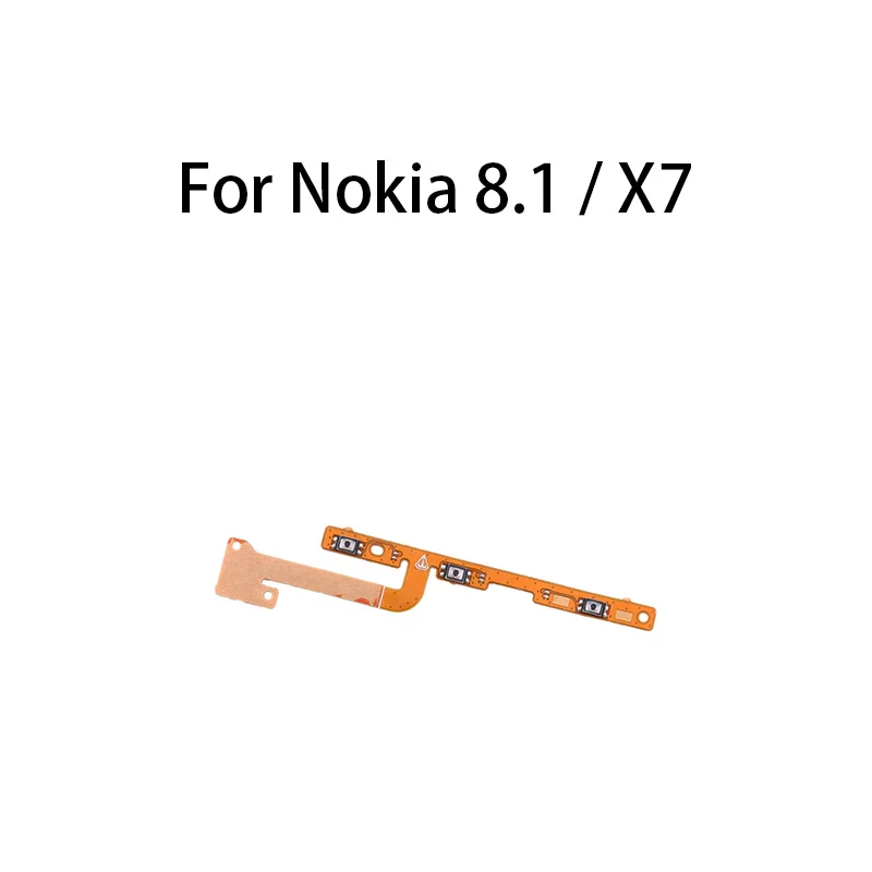 

Power ON OFF Mute Switch Control Key Volume Button Flex Cable For Nokia 8.1 / X7