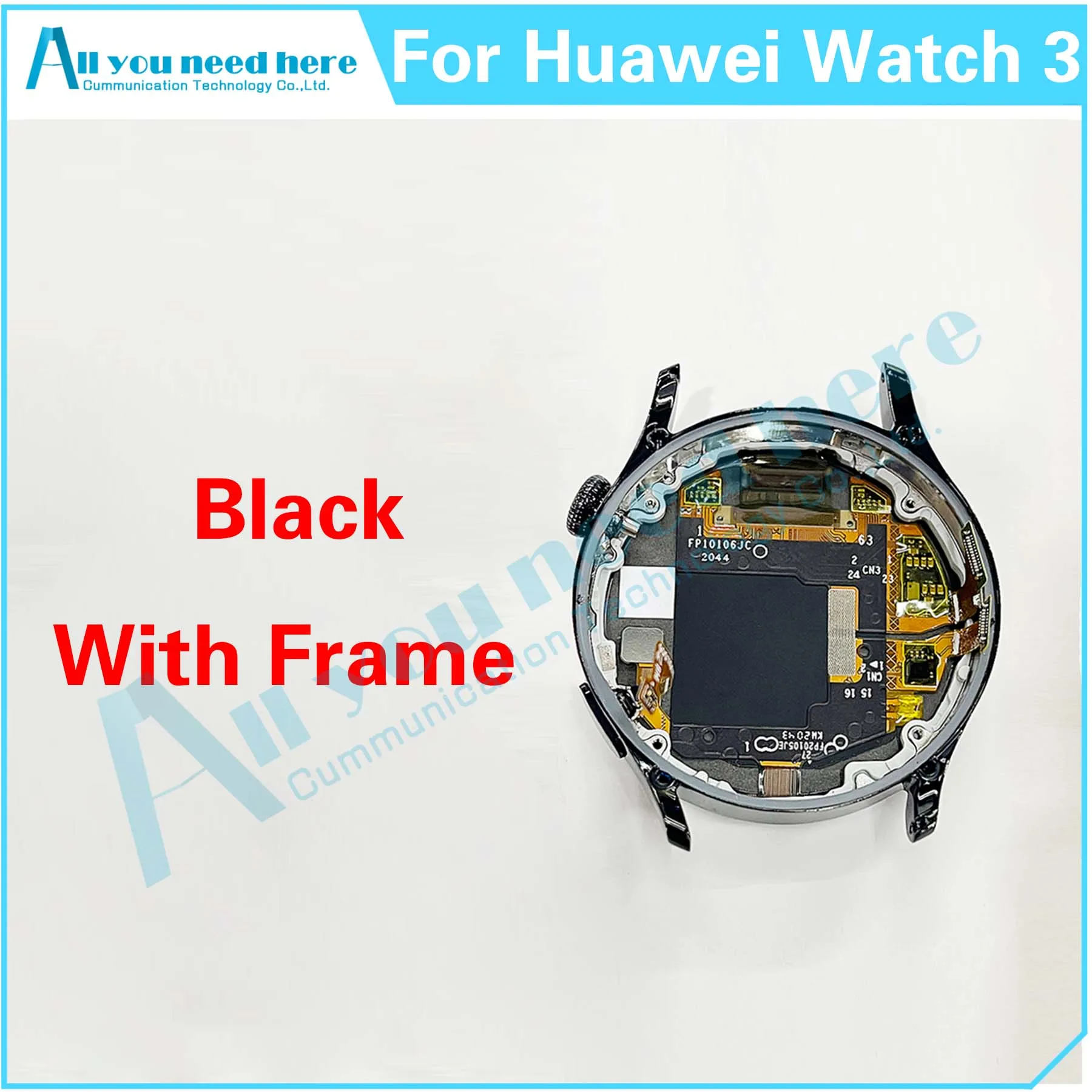 For Huawei Watch 3 GLL-AL00 GLL-AL04 Watch3 46MM 316L LCD Display Touch Screen Digitizer Assembly Repair Parts Replacement