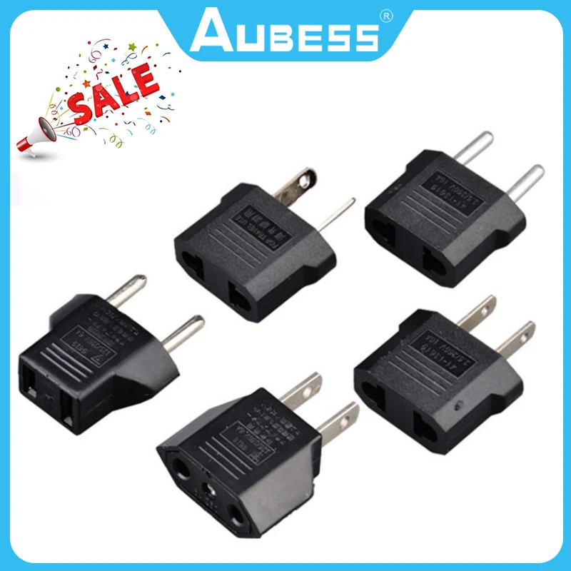 Mini adattatore per spina AU US To EU con messa a terra 6A convertitore spina europea da America a Australia USA connettore per spina da viaggio Euro piccolo