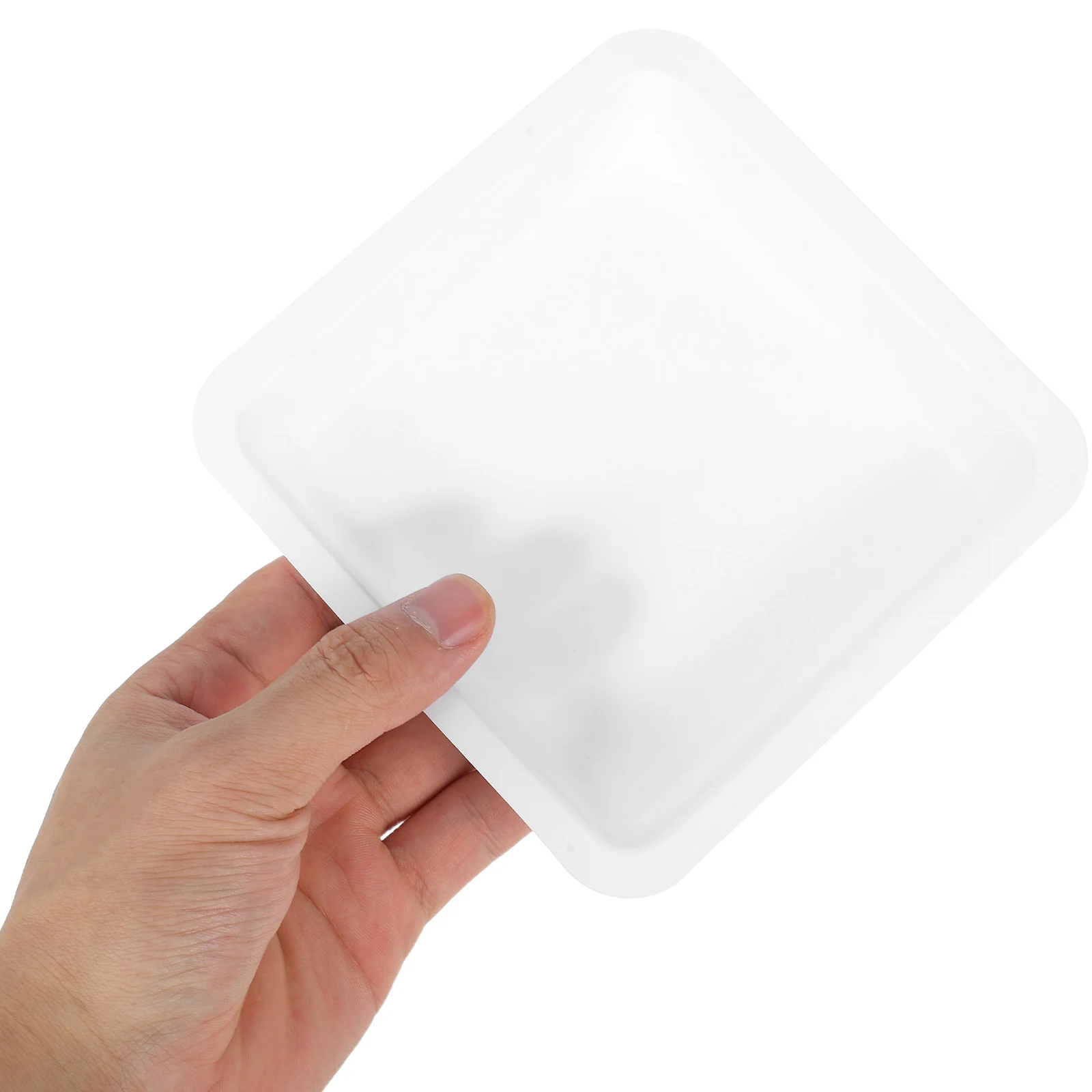 

10 Pcs Plastic Weighing Pan Lab Dishes Boats Kitchen Supply Food Trays Laboratory