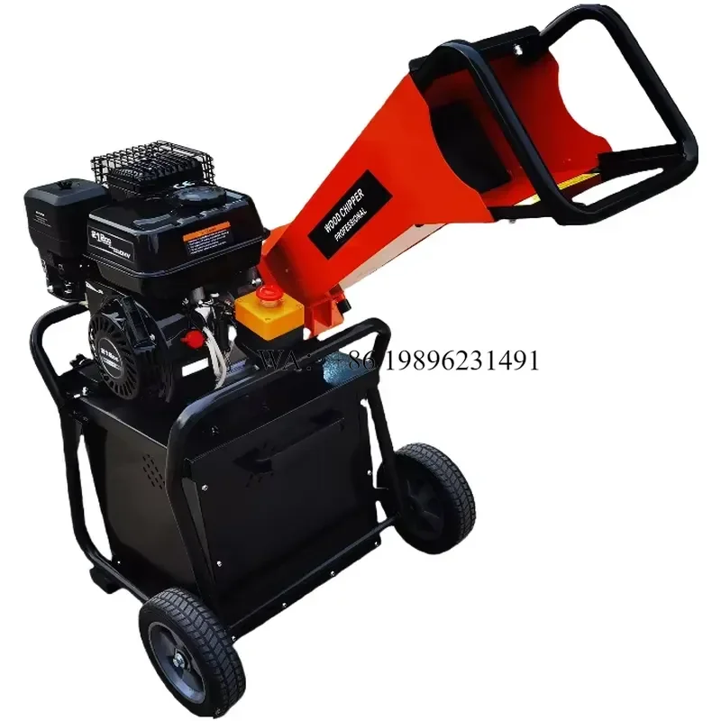 Wmwmnu High Efficiency Mini Wood Crusher Chipper Shredder TUV CE Certified Tree Branch Industrial Wood Chipping for - view 6