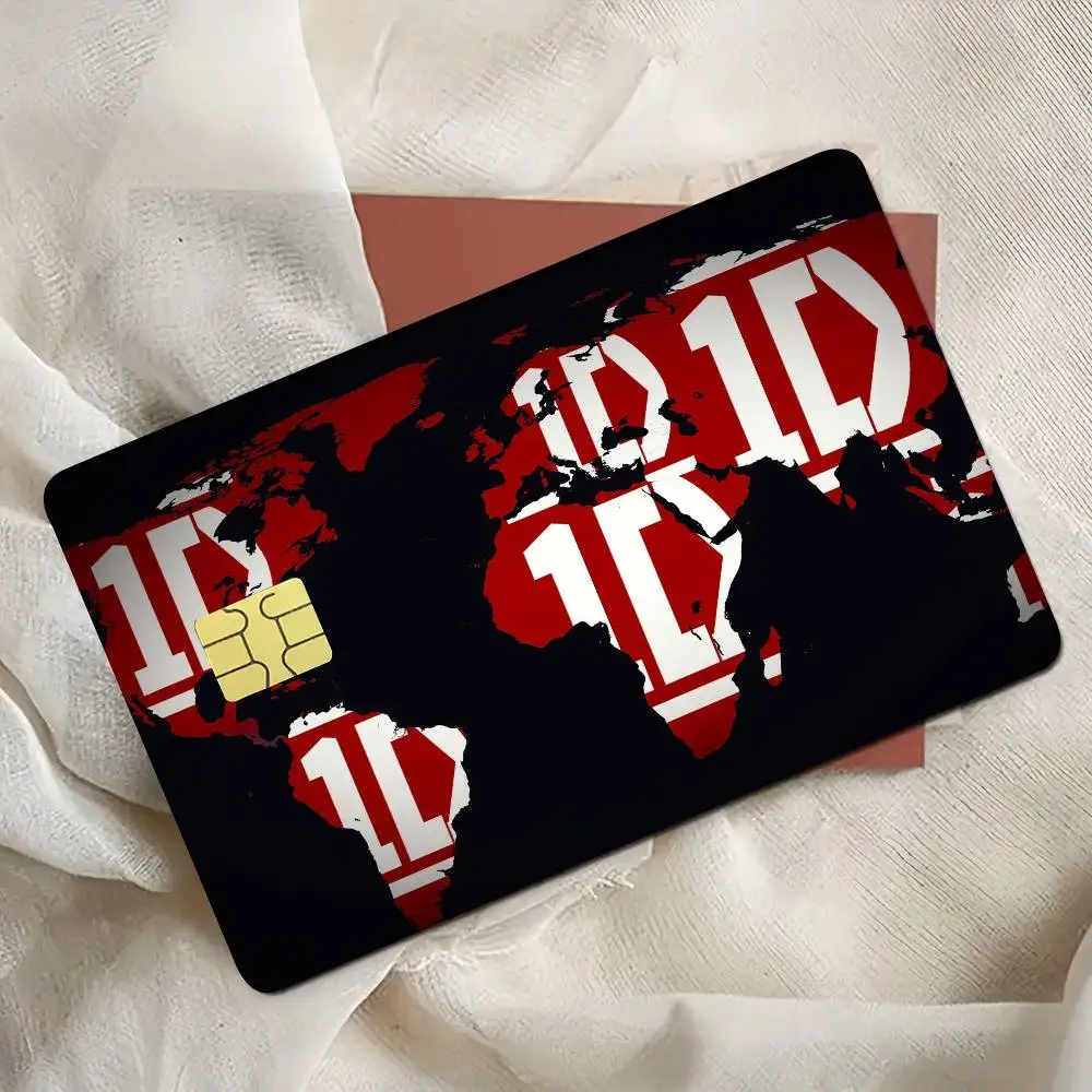 Band O-One Direction Credit Card Skin Stickers for Bank Card Bus Metro Card Sticker Waterproof Gift