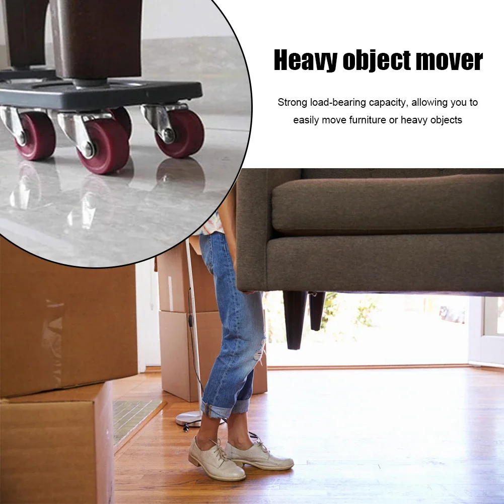 Heavy Duty Furniture Lifter Transport Mover Lifter Slides Wheel Easy Furniture Mover Tool Set Wheel Roller Bar Moving Hand Tools