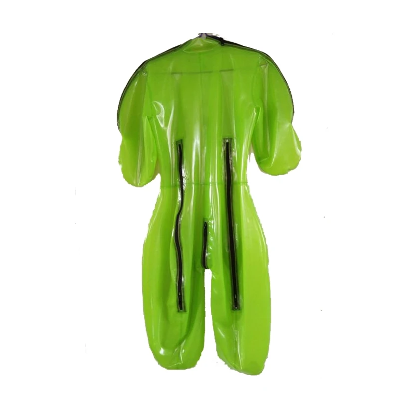 

100% Latex Catsuit Unisex Rubber Double layer Bodysuit Unique Suit 0.4mm XXS-XXL