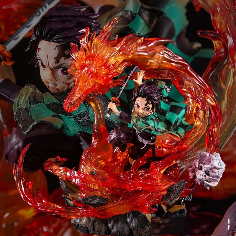 Demon Slayer Kamado Tanjirou God of Fire Divine Joy Can Be Lighted Limited Edition Statue Figure