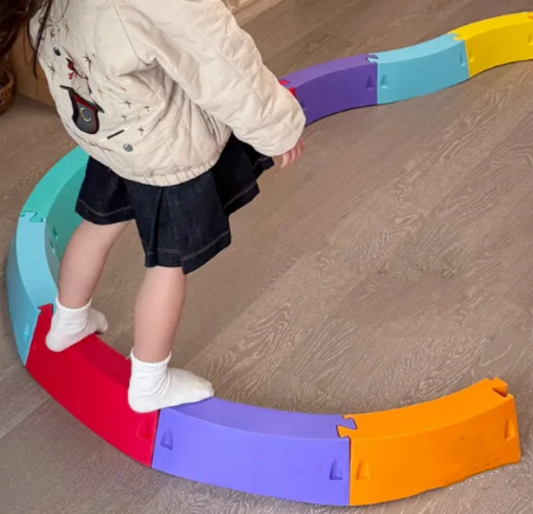 Circular Balance Beam Preschool Children's Sensory Integration Bazi Bridge Balance Trail Physical Training Equipment