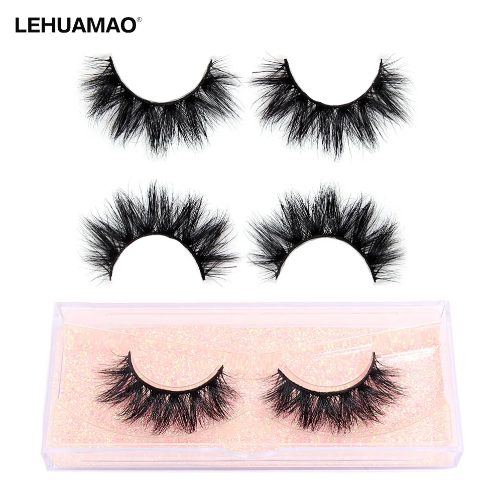 LEHUAMAO Makeup Lashes 3D Mink False Eyelashes Light Fluffy Cute Eyelashes Flirty Lashes Repeated Use Eyelash  Extension