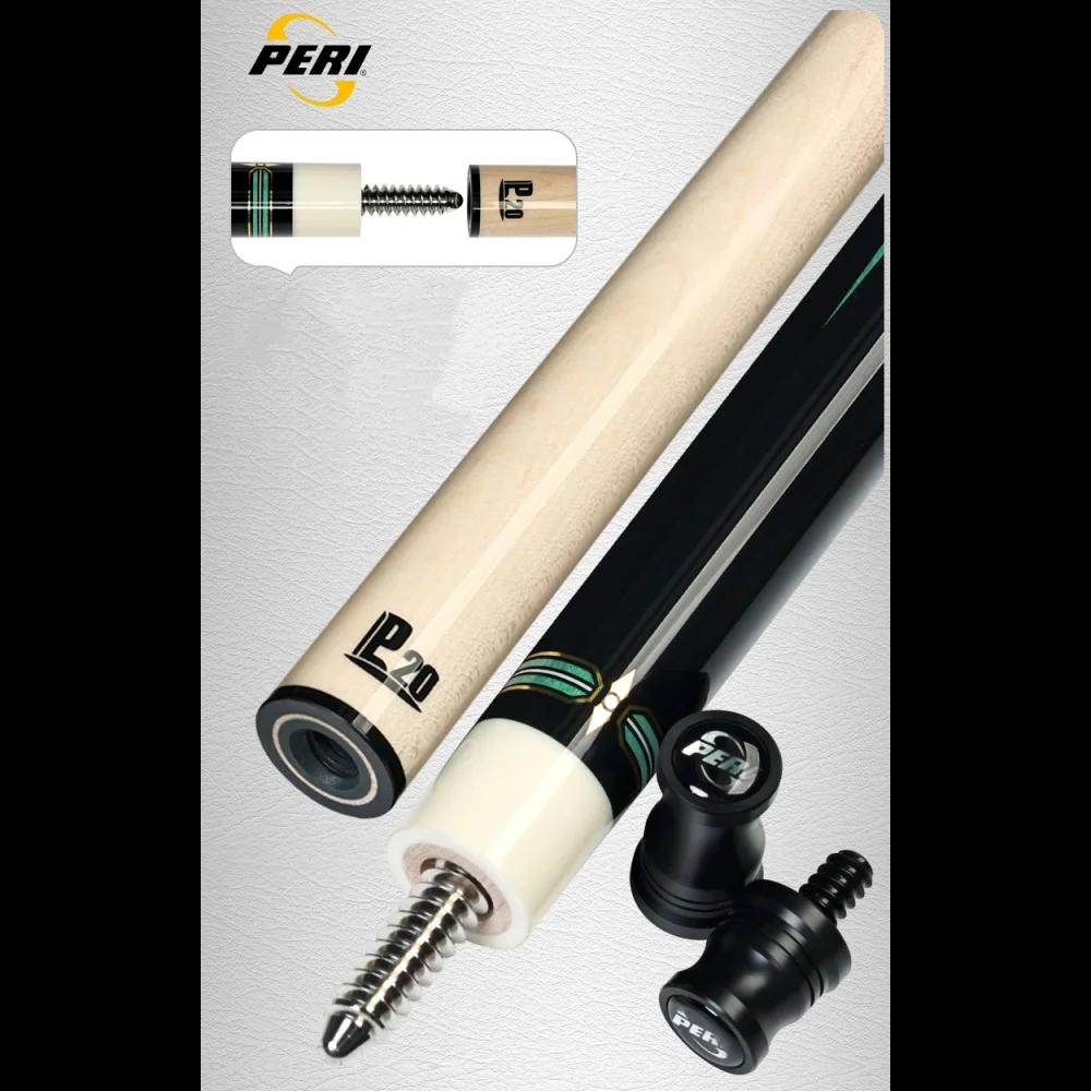PERI 58Inch New Azure P20 Shaft Billiard Pool Cue Stick 12.5mm