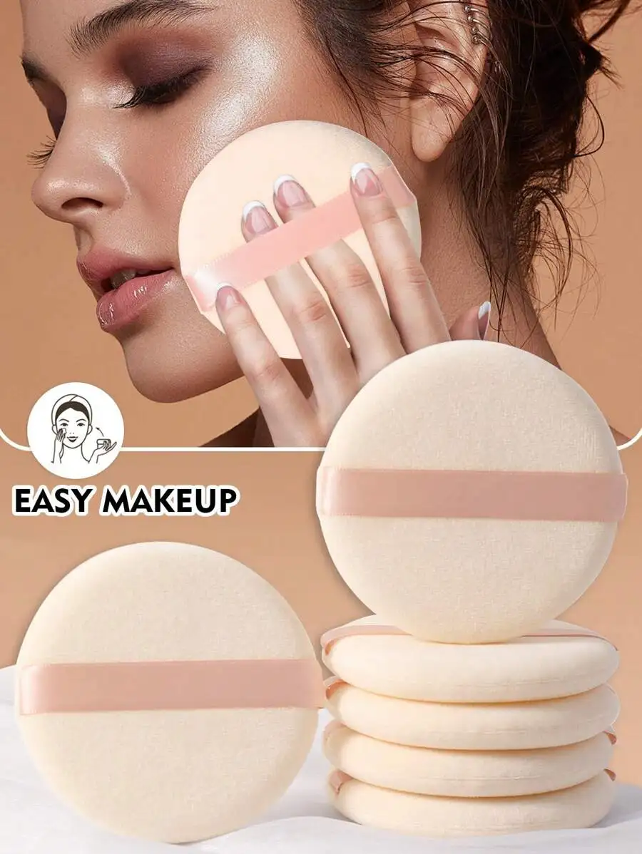 

Набор из 6 мягких круглых спонжей для макияжа для нанесения пудры и тонального крема