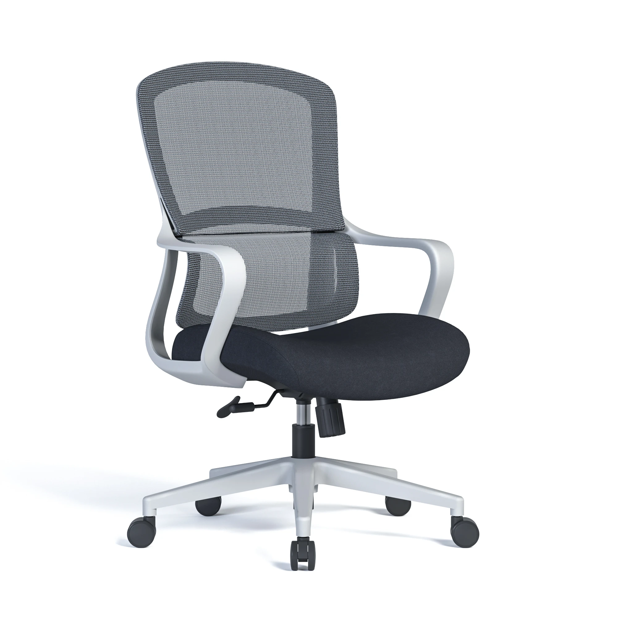 2026 Contemporary Comfort Ergonomic Office Chair Modern Mesh Style with Swivel Feature Manual Adjustment for Computer Workpromot