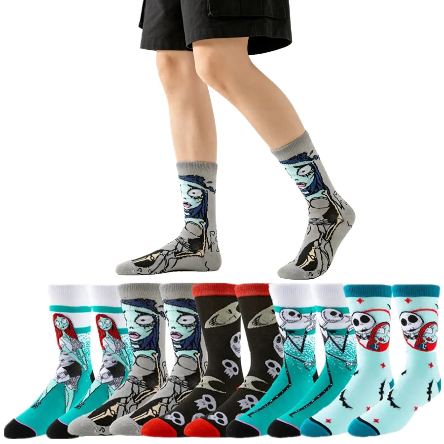 

Potdemiel уличная мода новинка носки для мужчин женщин мультфильм аниме хип-хоп повседневные носки