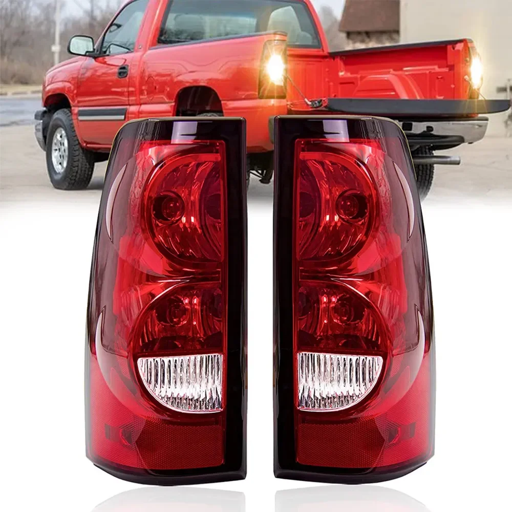 

2Pcs Pickup Taillights Brake Lamp Left Right for 2003 2004 2005 2006 Silverado Replacement 19169004 19169005 GM2800174 GM2801174