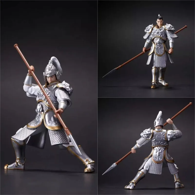 Model lalki w skali 1/18 z chińskich postaci z czasów Trzech Królestw: Zhao Yun, Gong Sun Zan, pasujący do figurek akcji 3,75 cala, jako ozdoba.