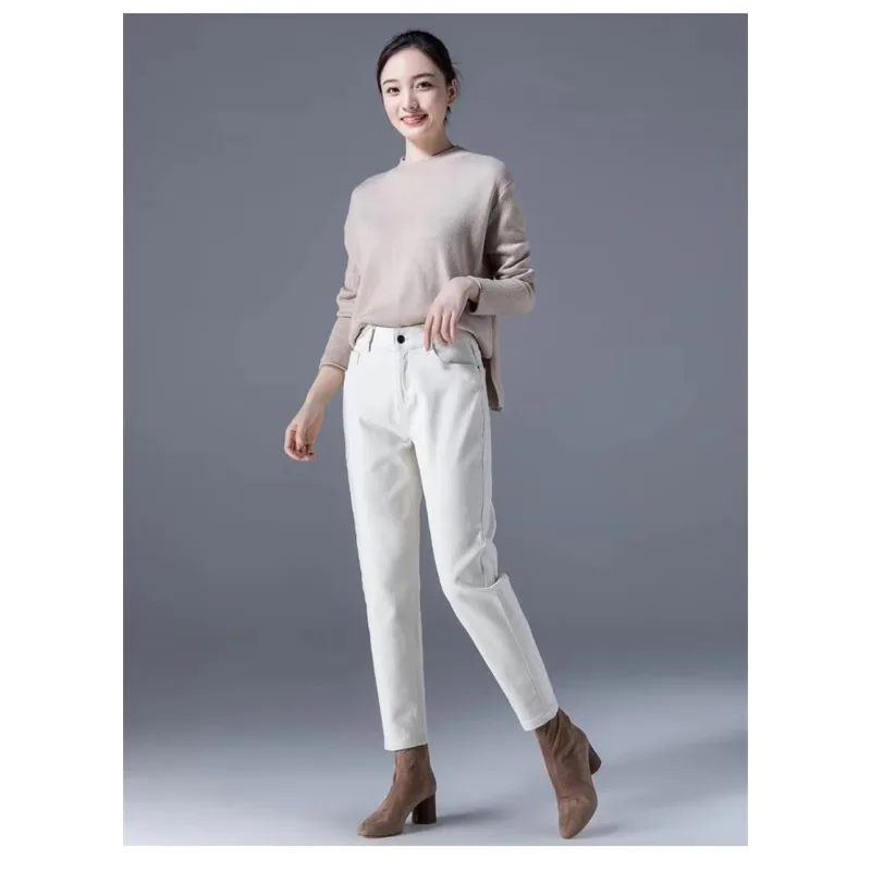 2026 New Spring Autumn Jeans Women's Loose All-Match Casual High Waist Denim Harun pants Female Cowboy Trousers M679