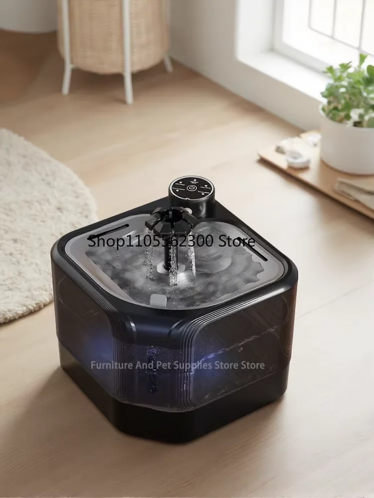 Wireless Automatic Cat Water Fountain 3600mAh 2800ML Pet Water Dispenser For Dog Cat Infrared Sensor Smart Pet Drinkier Fountain