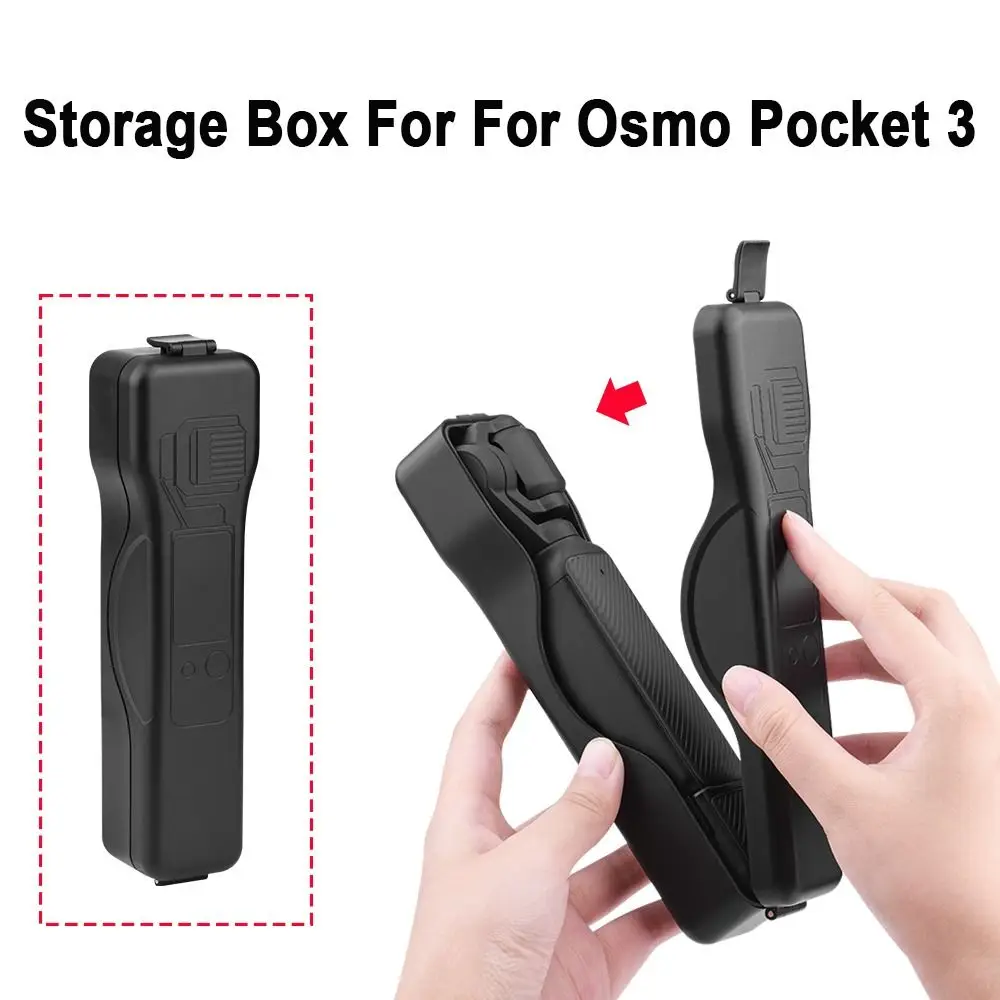 Caja de almacenamiento de cámara ABS portátil, carcasa protectora impermeable, accesorios de cámara, estuche rígido para DJI Osmo Pocket 3