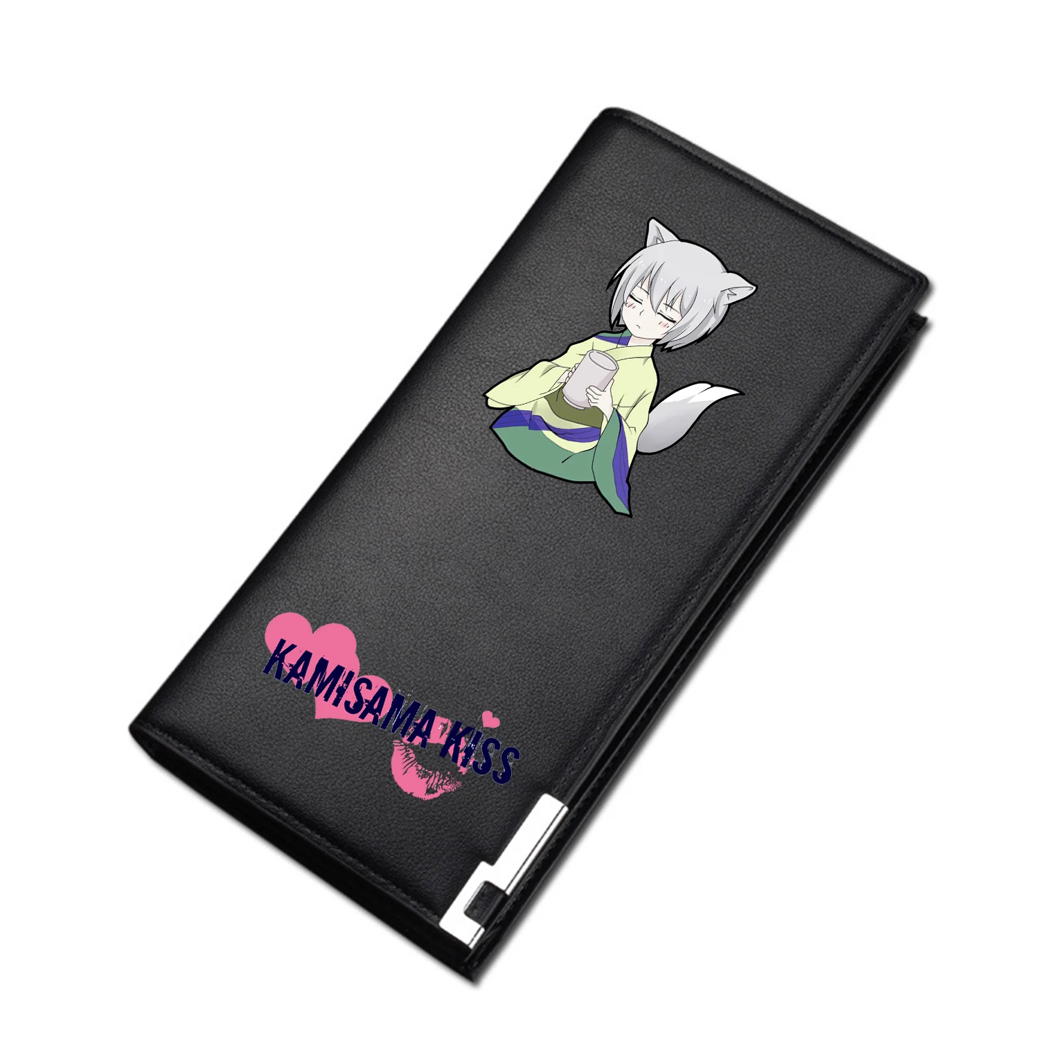 Anime Kamisama Love Kiss Short Wallets PU Leather ID Card Holder Cartoon Printing Money Cash Clutch Bags Men Coin Purses