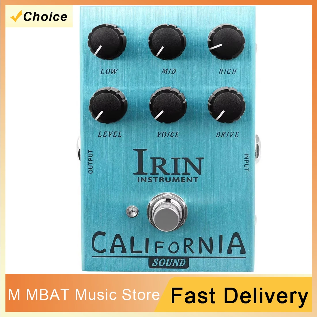 

IRIN CALIFORNIA Electric Guitar Effect Pedals Portable Blue Classic Speaker Simulation Guitar Effect Guitar Accessories