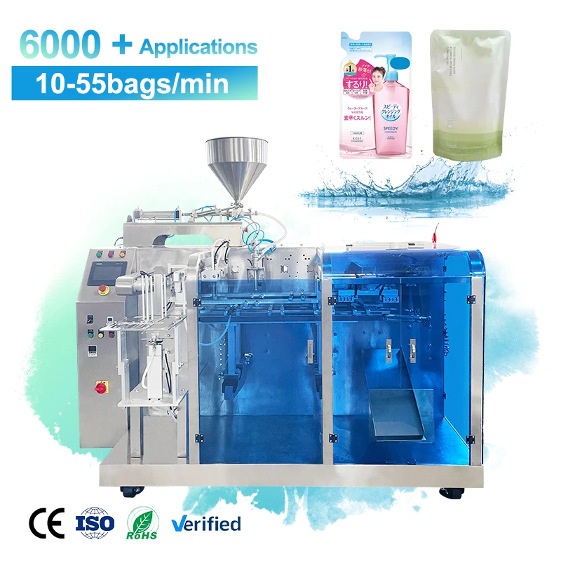 Doypack Filling and Sealing Machine for Zipper Bag Premade Pouch Custom Packaging Equipment Supplier From China
