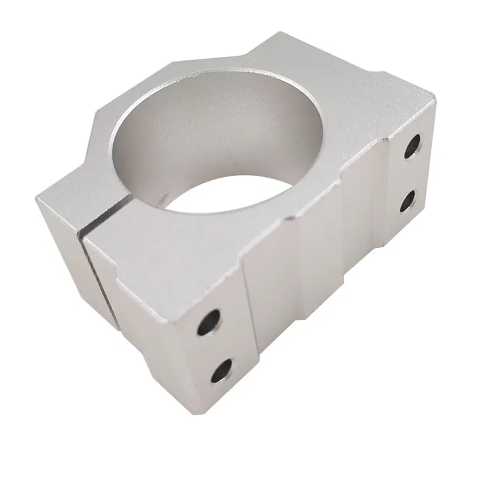 

Motor Mounting Bracket Cast Aluminum Base For CNC Machining Silver Anodized Finish Cast Aluminum Clamps For CNC Machines