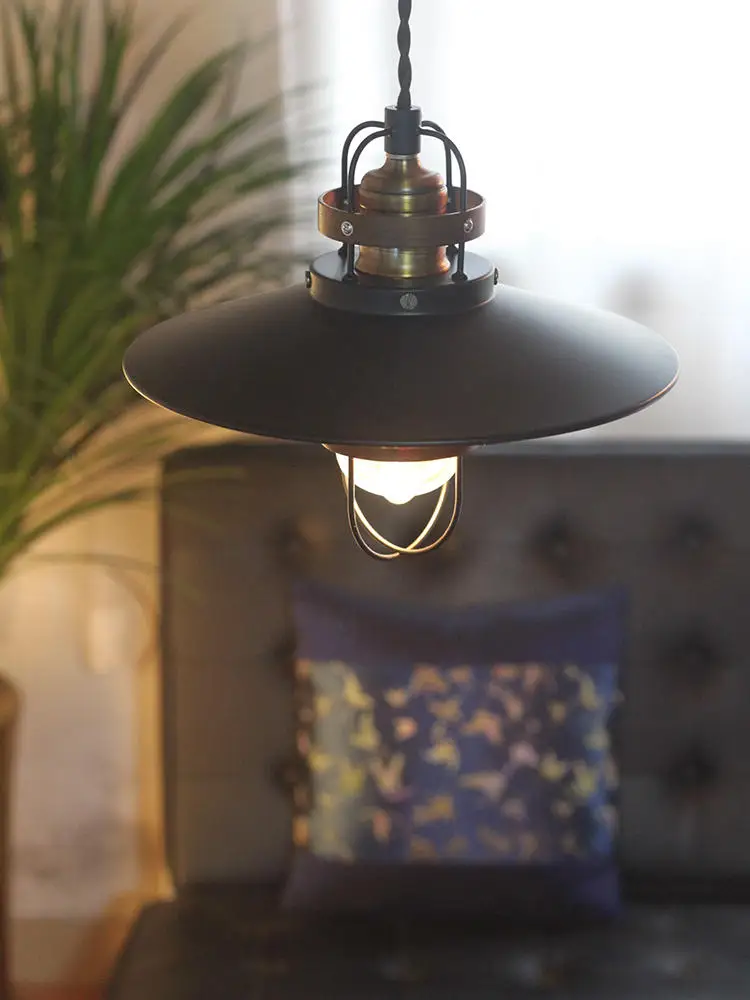 Vintage Bedroom Led Ceiling Chandelier Retro Restaurant Dining Room Ceiling Lamp Wood Pendant Lights Home Decorations Lustre image 4