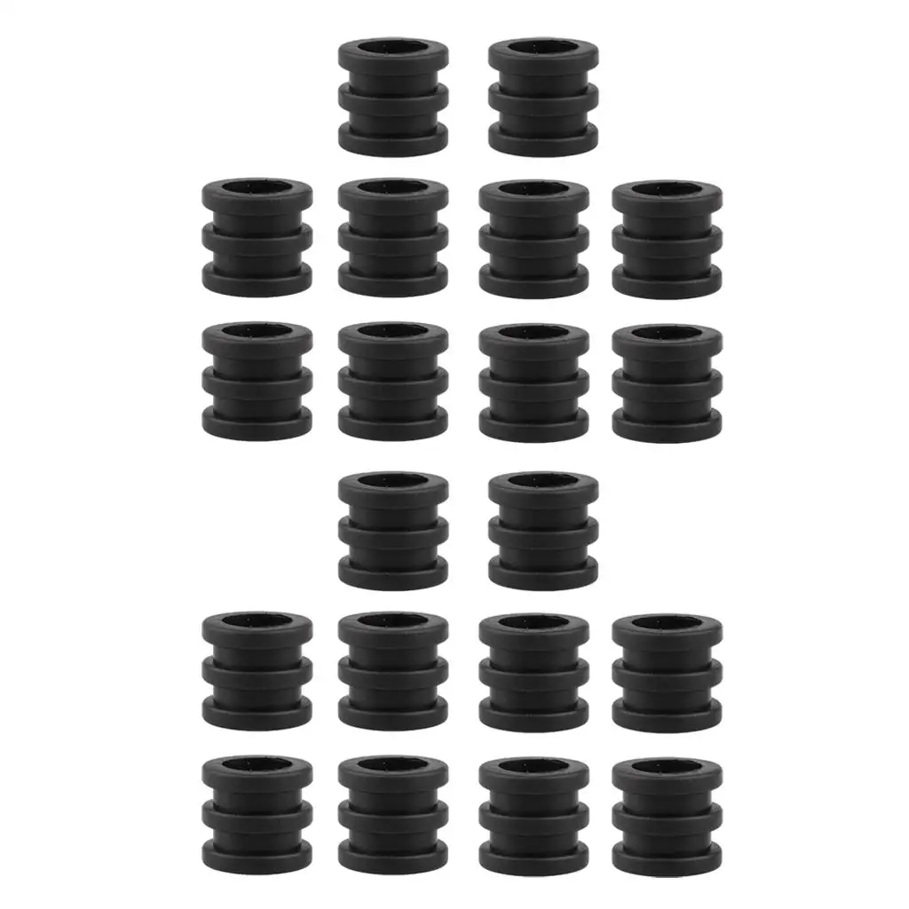 Foosball Table Rod Bumper Pack 16mm Soft PVC Buffer Replacement for Table Football Home Recreation
