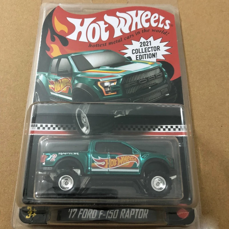 

Hot Wheels 2021 Collector Edition 17 FORD F-150 RAPTOR 1/64 Collection Die-cast Model Cars Toy Vehicles