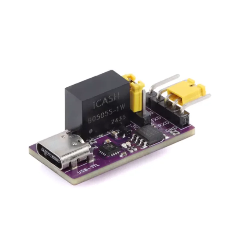 1pcs CH343 Isolated USB to TTL 3.3V/5V Serial Isolated Communication 6Mbps UART Downloader Module
