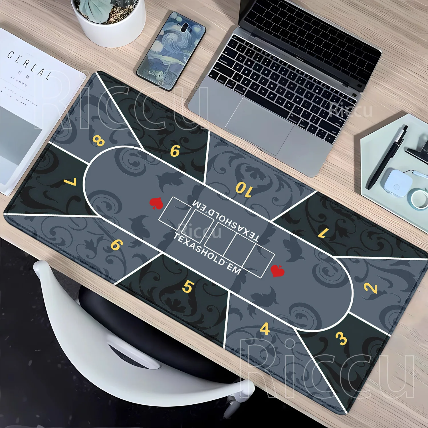 Mousepad Texas Hold’em poker R - Gaming Desk Mat บทวิจารณ์และราคา