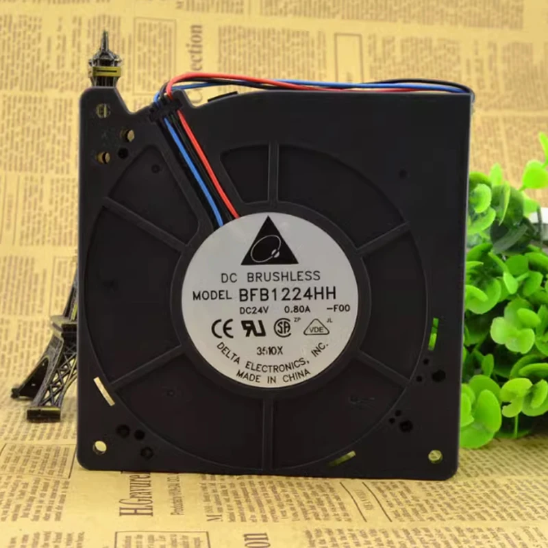 12CM 12032 24V0.80A double ball blower BFB1224HH turbine centrifugal fan