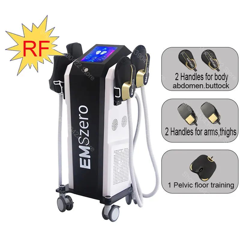 

Professional EMS Fat Reduction Machine RF Technology Electromagnetic Muscle Massager 6500W 200Hz EMSZERO Carving Machine