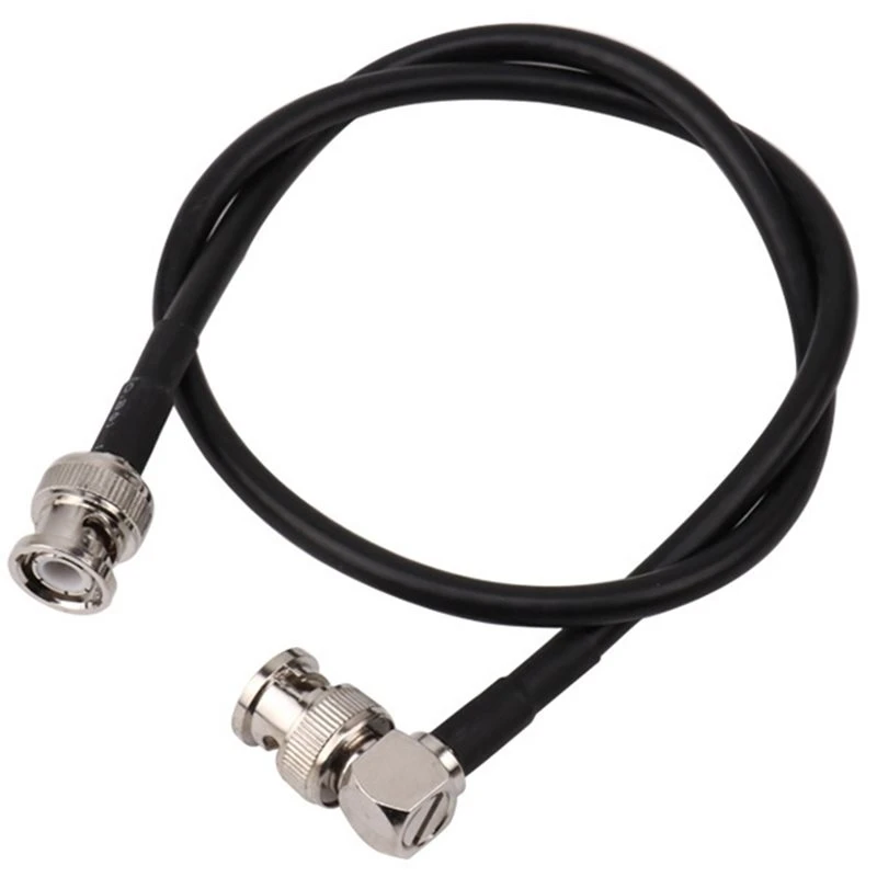 BAAG-BNC Male Straight Switch BNC Plug RA 90-Degree 90-Degree BNC Adapter RF Coaxial Cable
