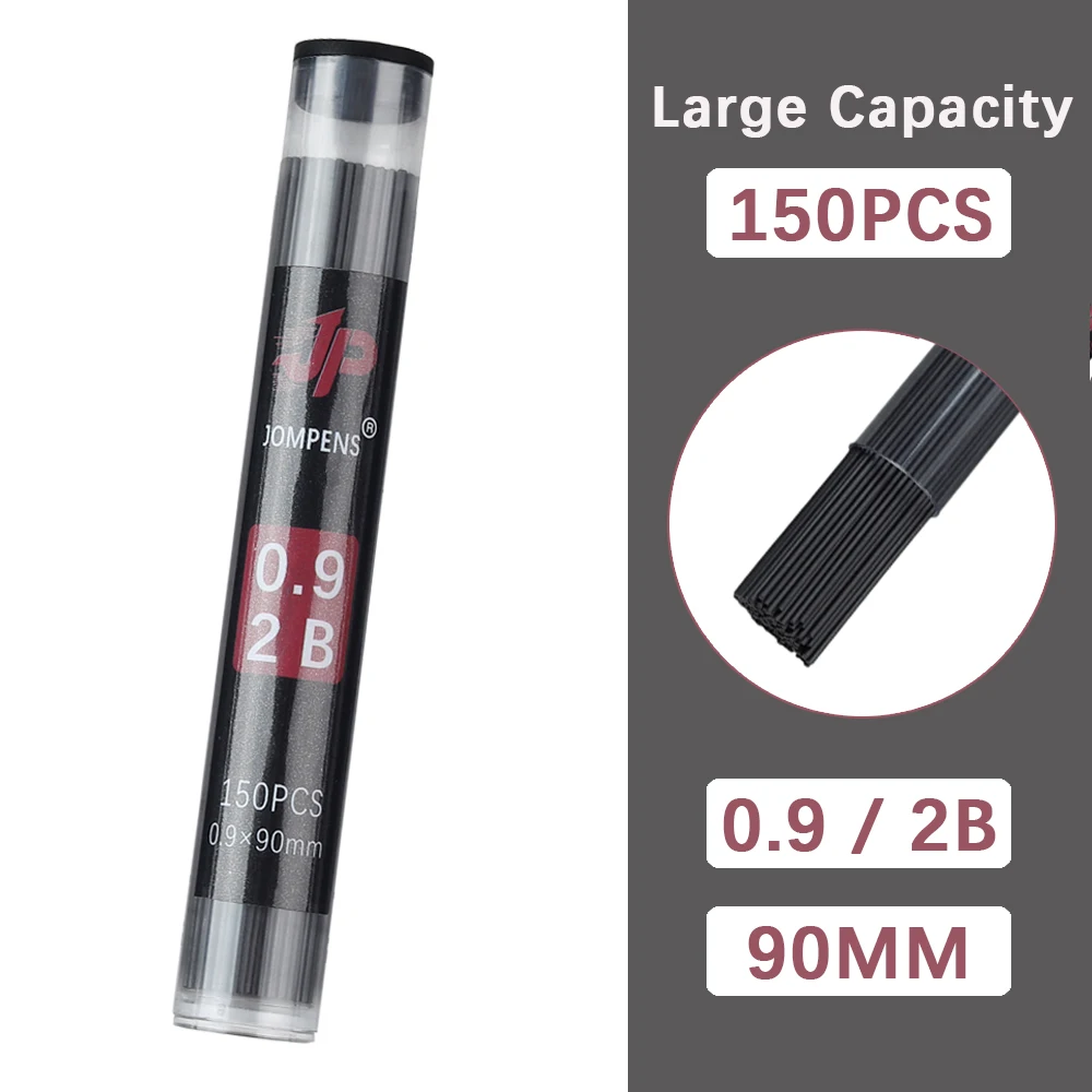 1 Box Runde Röhrenverpackung Mechanische Bleistiftmine 2B 0,5 0,7 0,9 1,3 2,0mm Mine zum Zeichnen und Schreiben Schülerbedarf Schreibwaren – Detail 9