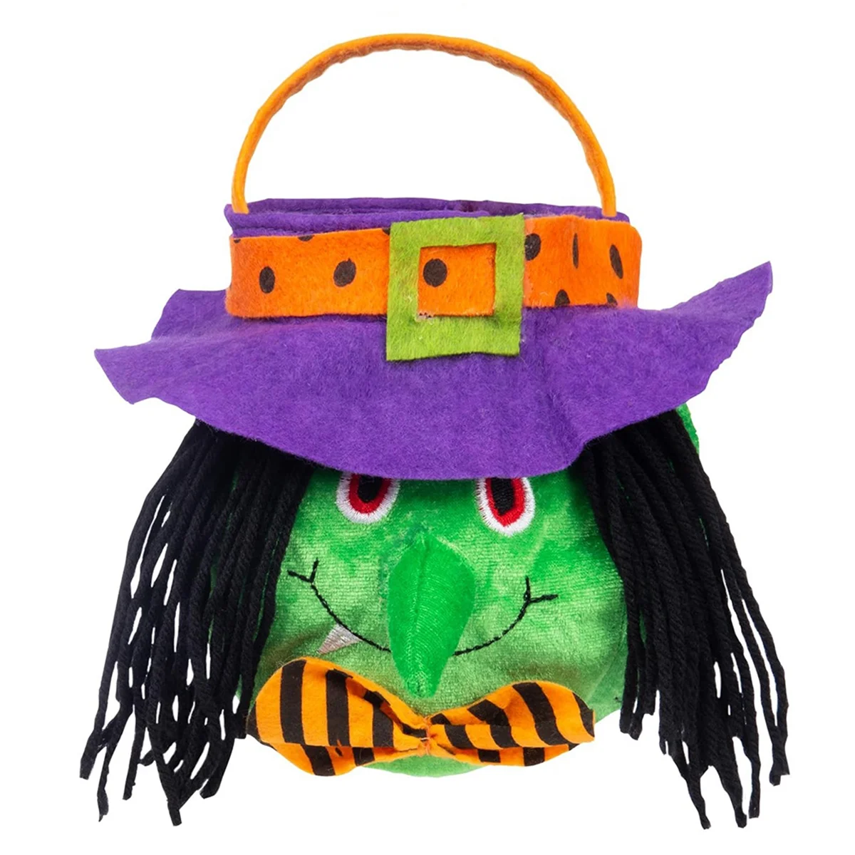 Halloween Decorations Witch Pumpkin Tote Bag Children'S Festival Candy Bag Dress Up Prop Bag