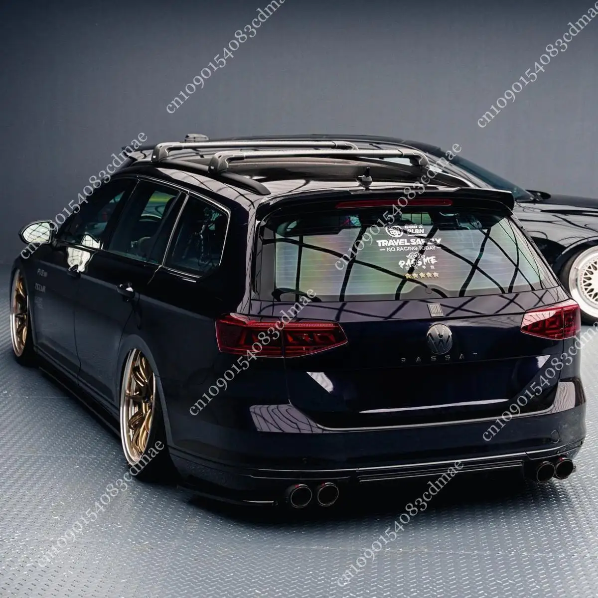 For Volkswagen VW Passat B8 Variant 2015-2023 TDI TSI GTE Standard Rear Spoiler Car Trunk Roof Caps Wing Lid Body Kits Tuning view 2