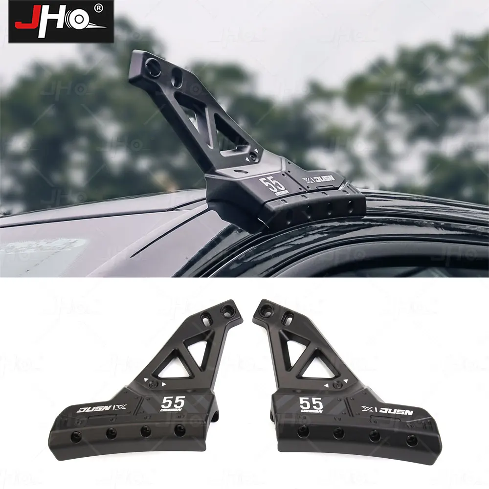 

JHO Car Roof Rack LED Light Kit Top Light Bar Mount Bracket Fit For Dodge Ram 1500 TRX 2021 2022 2023 Pickup Accessories