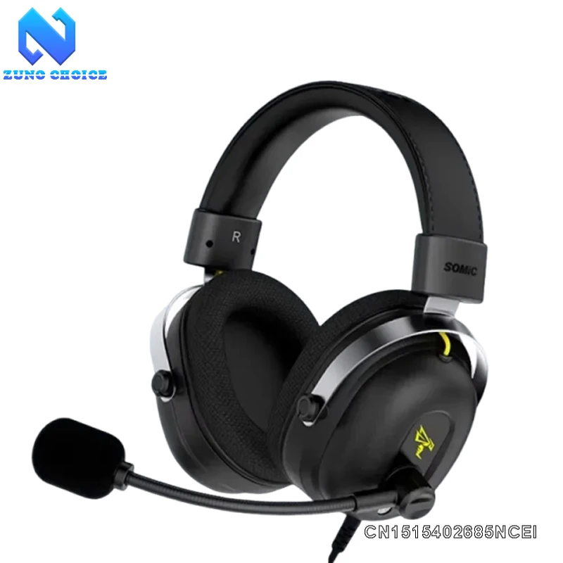 Zuno Somic G936PRO + auriculares con cable Gamer Virtual 7,1 sonido envolvente auriculares para juegos con micrófono RGB luz Gamer Heaphone