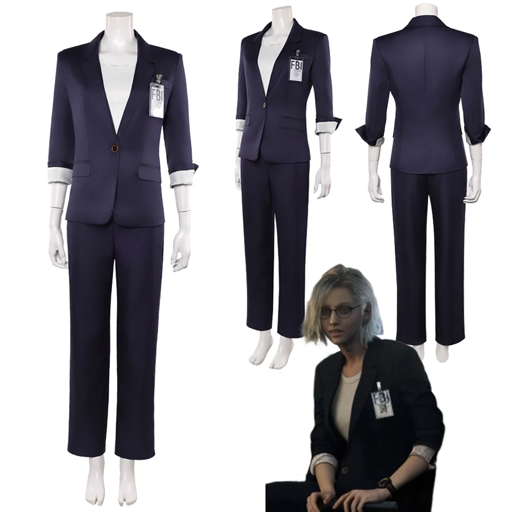 

Grace Ashcroft Cosplay Women Roleplay Fantasia Costume Biohazard Game Resident Requiem Role-playing Clothing Halloween Suit