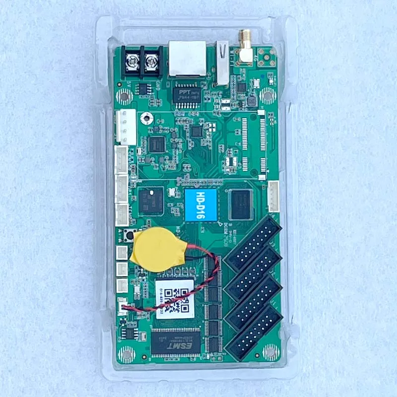 HD-D16 Full Color LED Panel Video Wall Mobile Phone WiFi Control Card LED Display Screen Pixel Display USB Port Motherboard