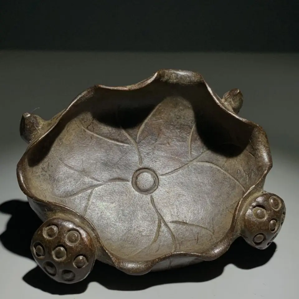 Lotus leaf lotus pod Incense Burner Statue for Tea Home Decor Ornaments