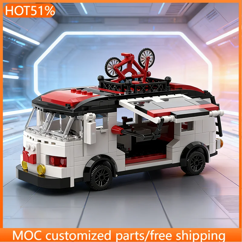 

255 PCS transport campervan MOC Customize Modular Building Block Design Popular Educational Creative DIY Boys Toy Birthday Gift