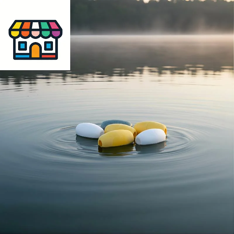 10 Piezas de Flotadores de Anclaje para Canoa y Kayak - Cuerda de Boya Marcadora de Pesca para Actividades Acuáticas, Embarcaciones, Carriles de Natación, Muelles y Parques Acuáticos