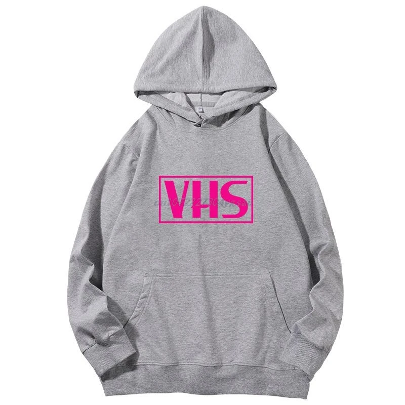 

VHS T shirt Bloody Horror Big Box Collector's graphic Hooded sweatshirts cotton Hooded Shirt essentials hoodie Man sweatshirts