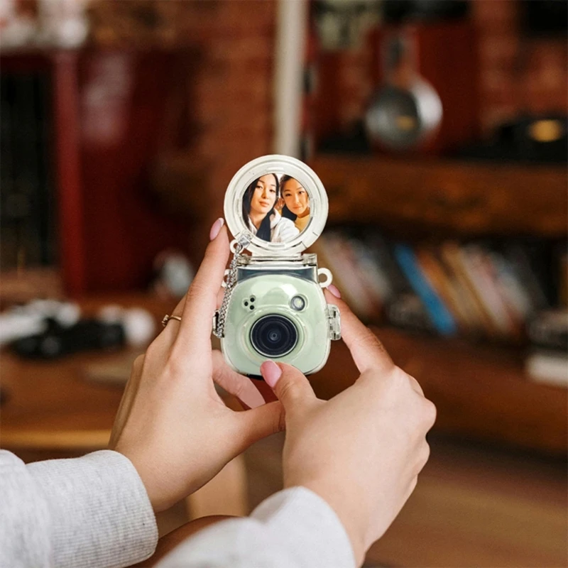 셀카용 하드 아크릴 케이스 커버가 포함된 카메라 커버 휴대용 케이스 안티드롭 가방