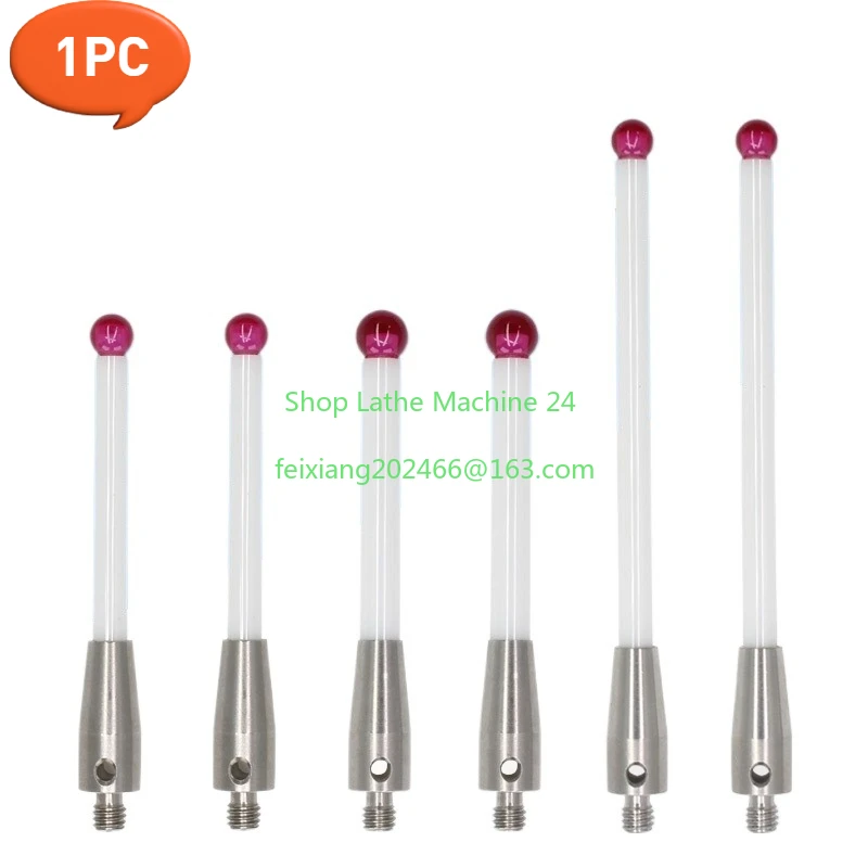 1PC CNC machine probe dedicated M4 ruby ceramic solid measuring needle A-5000-3709/3712